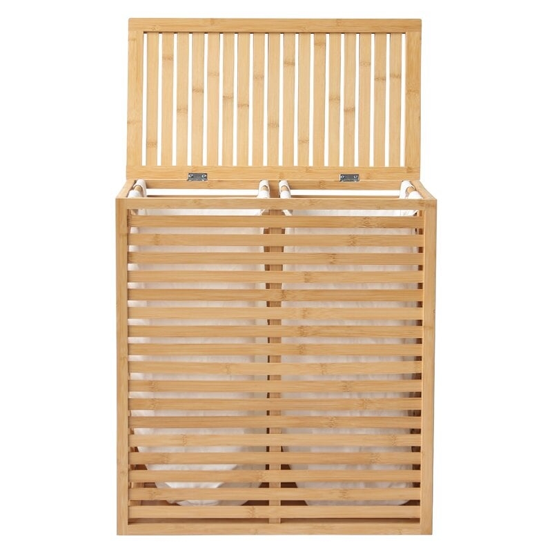 Bamboo Laundry Hamper Basket - Image 0