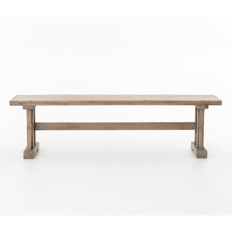 Four Hands Tuscan Spring Wood Bench - Image 3