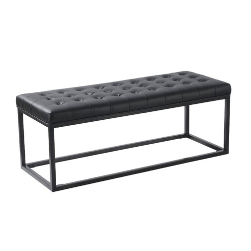 Feld Faux Leather Bench - Image 2