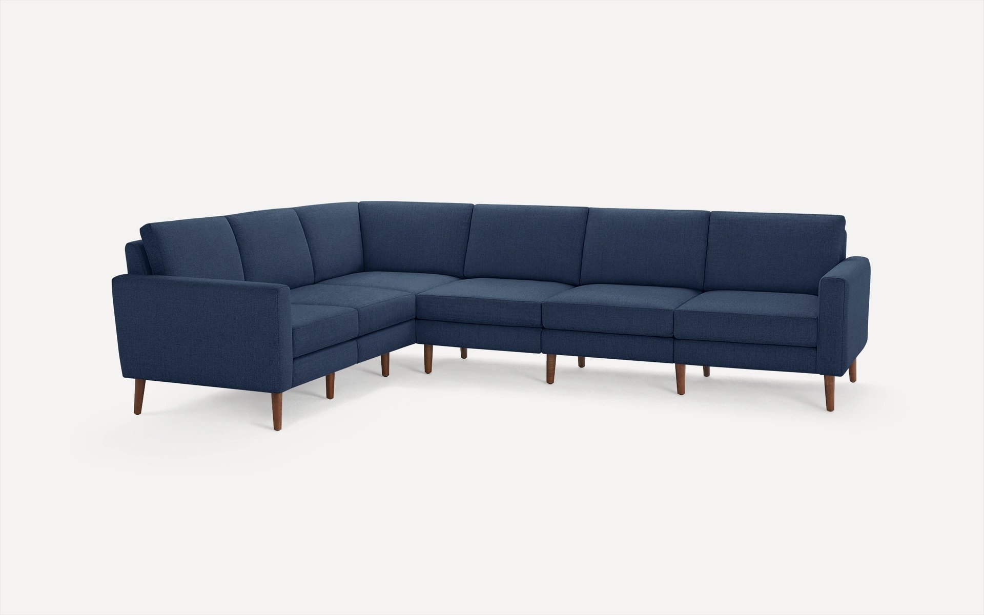 Nomad 6-Seat Corner Sectional in Navy Blue - Image 0