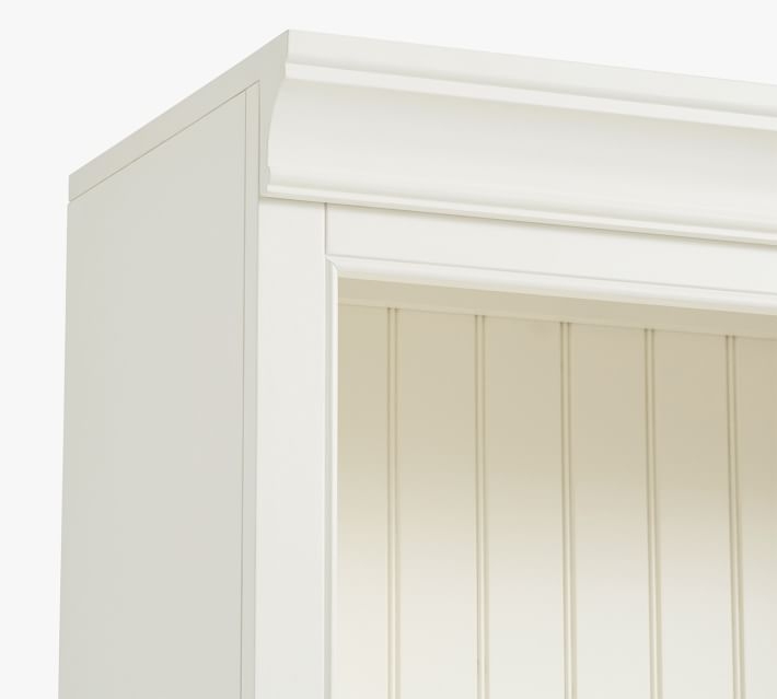 Aubrey 36'' Shelf with File Cabinet, Dutch White - Image 2