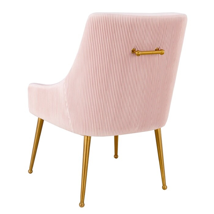 Dusek Pleated Upholstered Dining Chair - Image 0