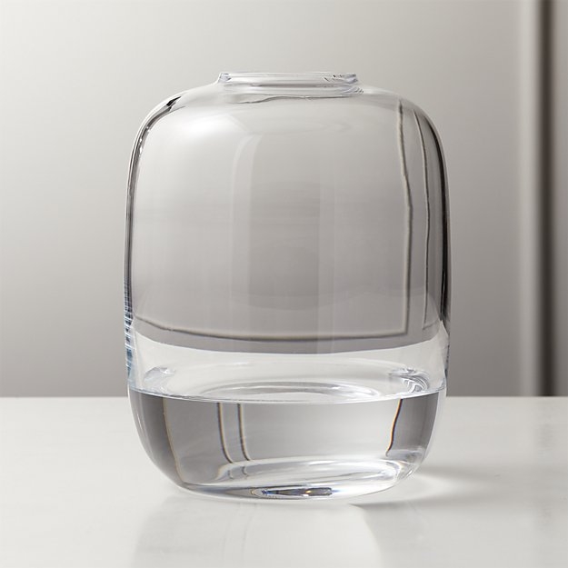 DIXON CLEAR GLASS VASE - Image 1