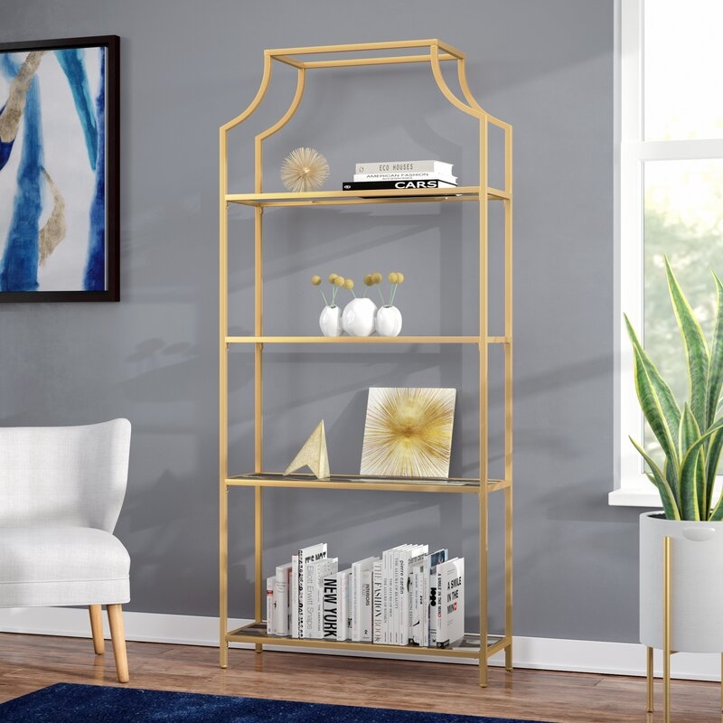Timblin 4 Tier 80'' Etagere Bookcase - Image 1