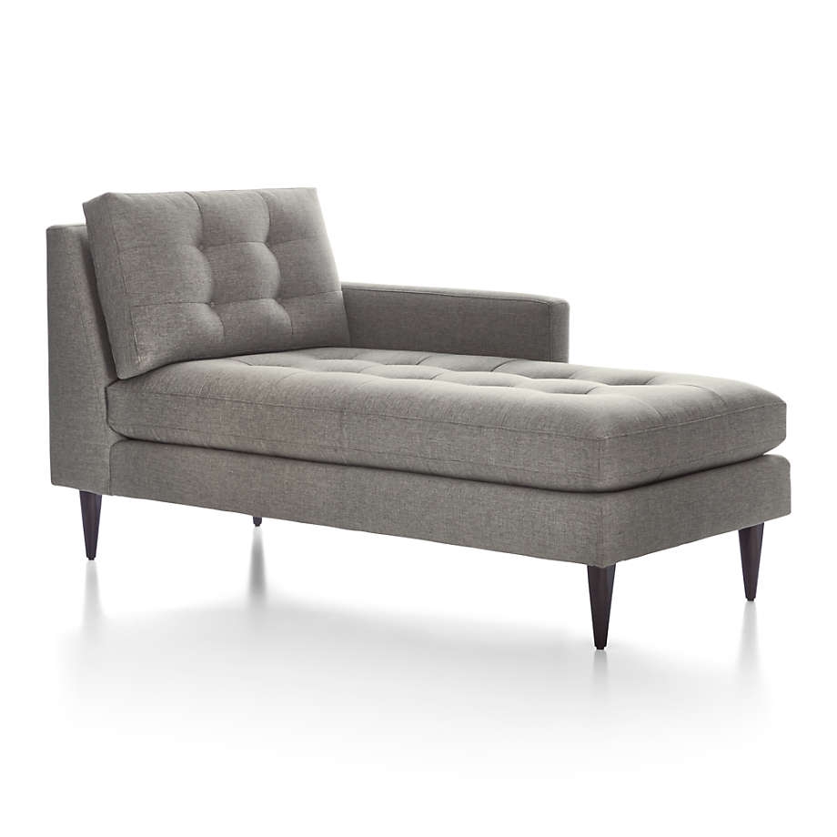 Petrie Right Arm Midcentury Chaise Lounge - Image 1