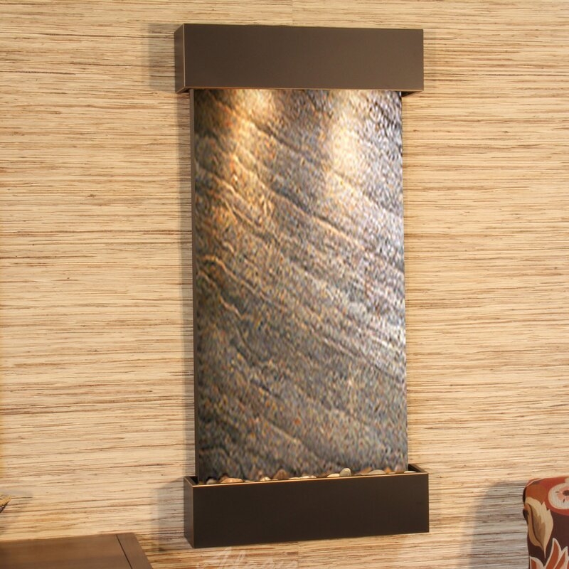 Henn Acrylic Wall Fountain with Light - Image 2