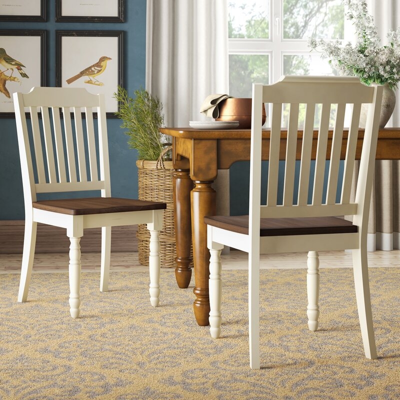 Whiteland Solid Wood Dining Chair (Set of 2) - Image 1