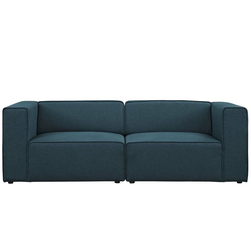 Fille 87'' Square Arm Modular Sofa - Image 1