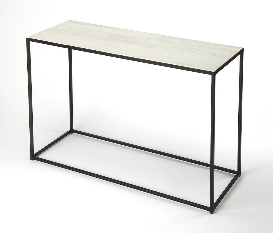 Gettys Marble/Metal Console Table - Image 0