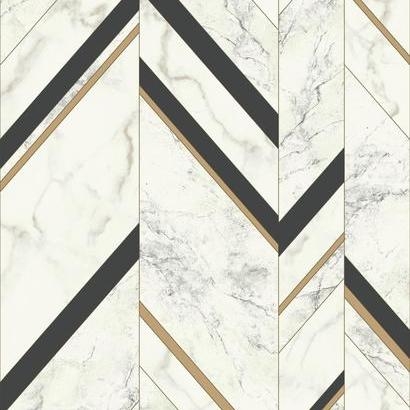 MARBLE CHEVRON- wallpaper - Image 0