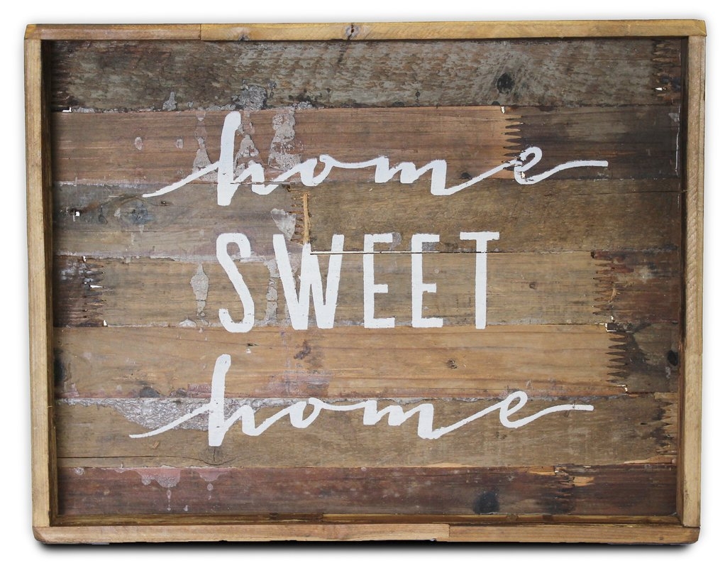 Home Sweet Home Sign Wall Décor - Image 0