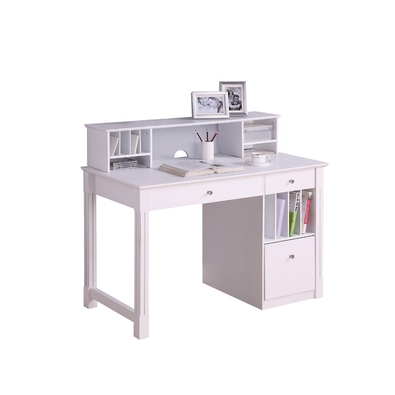 Kittitas Deluxe Computer Desk with Hutch - Image 0