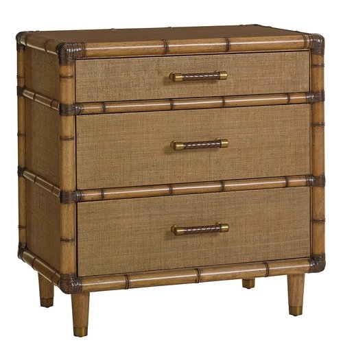 TWIN PALMS 3 DRAWER BACHELOR'S CHEST - Image 0