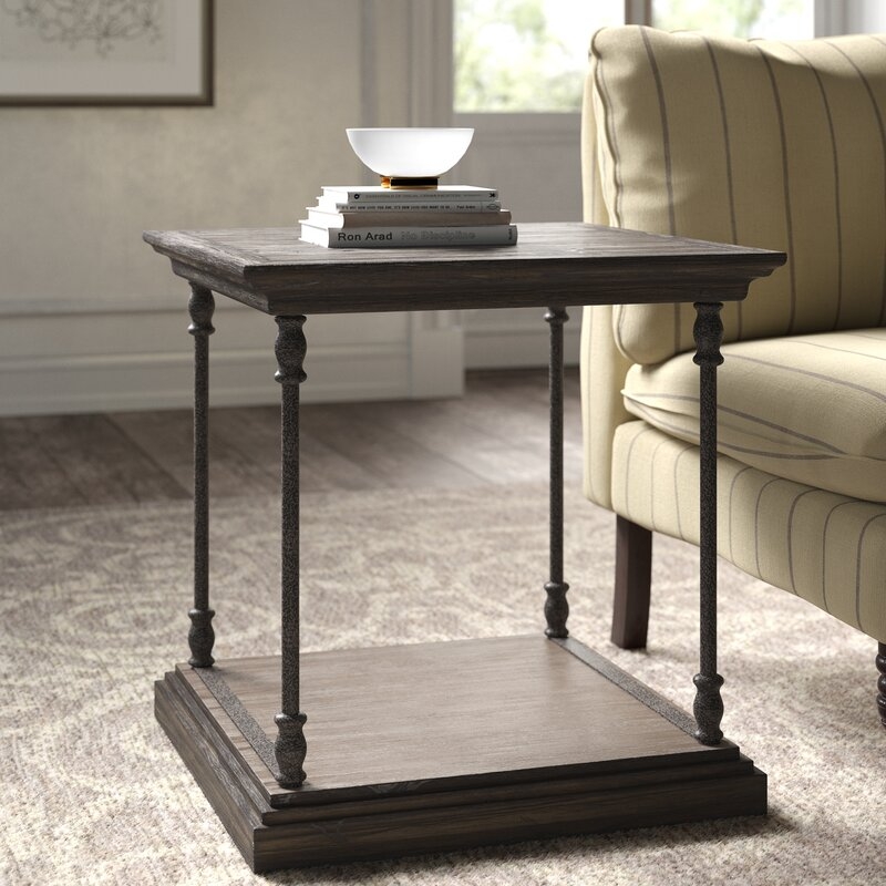 Boyd Floor Shelf End Table with Storage - Image 2