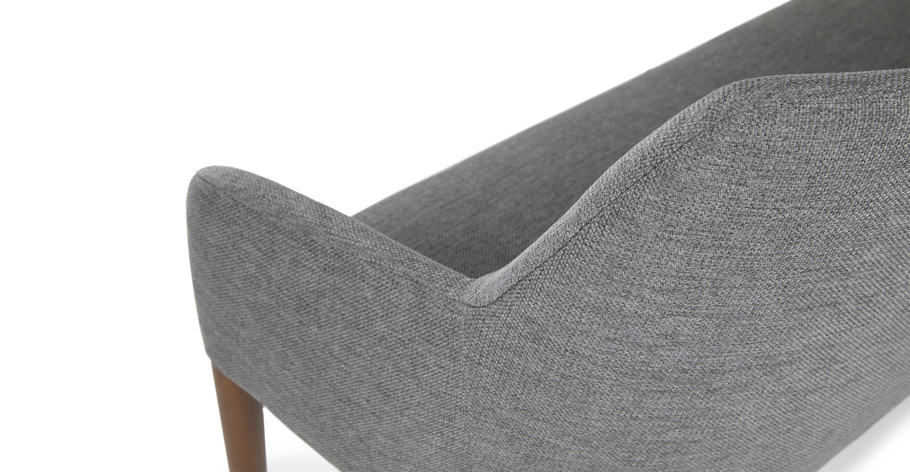 Feast Gravel Gray Dining Bench - Image 4