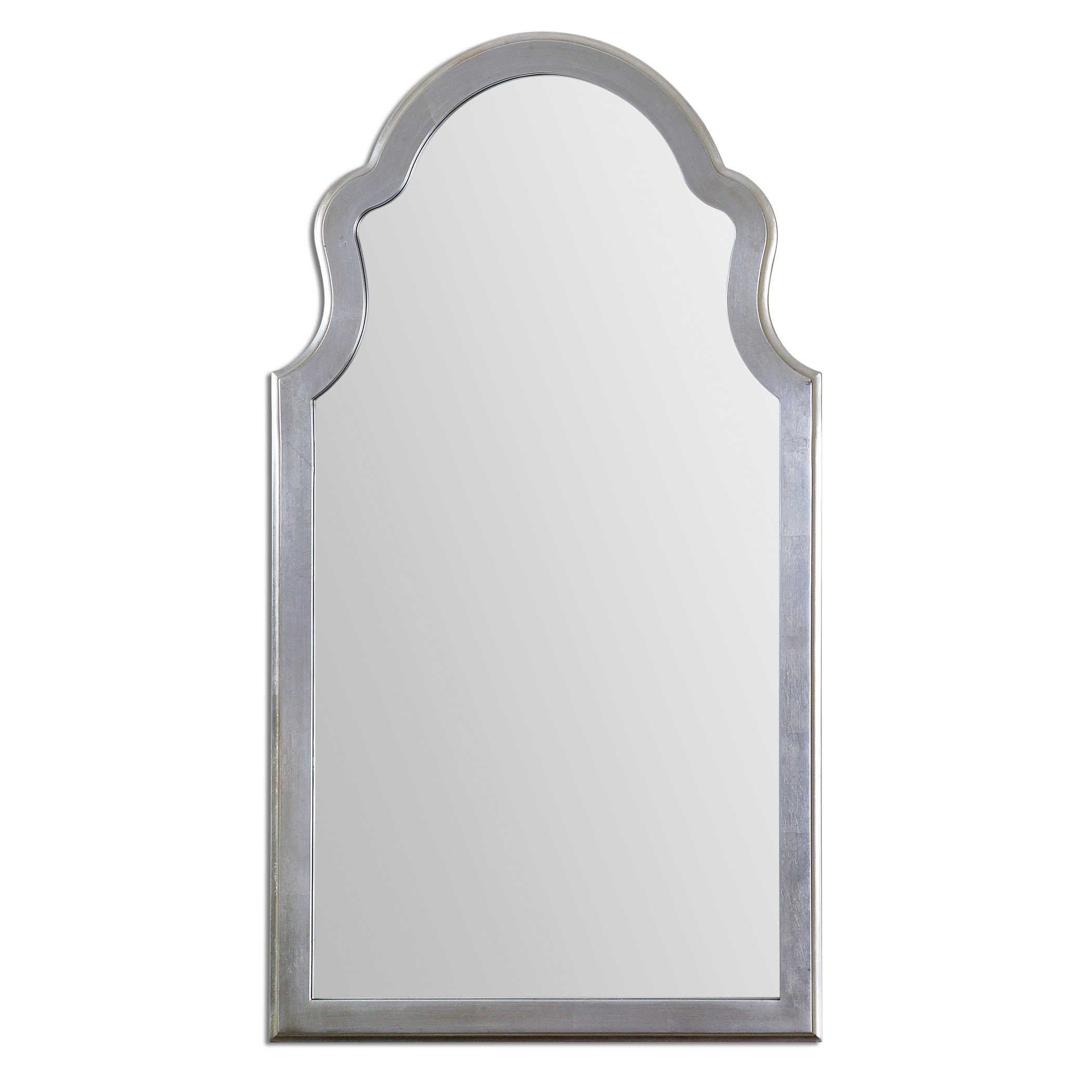 Brayden Arched Silver Mirror - Image 0