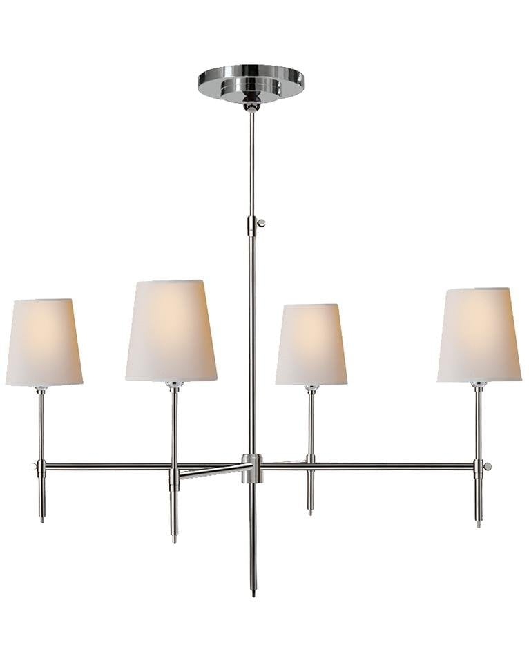 BRYANT LARGE CHANDELIER - POLISHED NICKEL - Image 0
