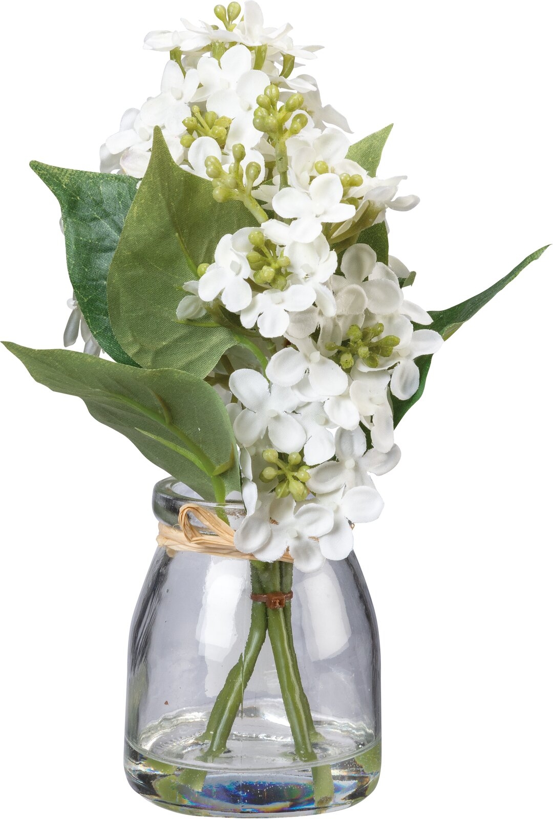 White Lilac Centerpiece In Vase - Image 0