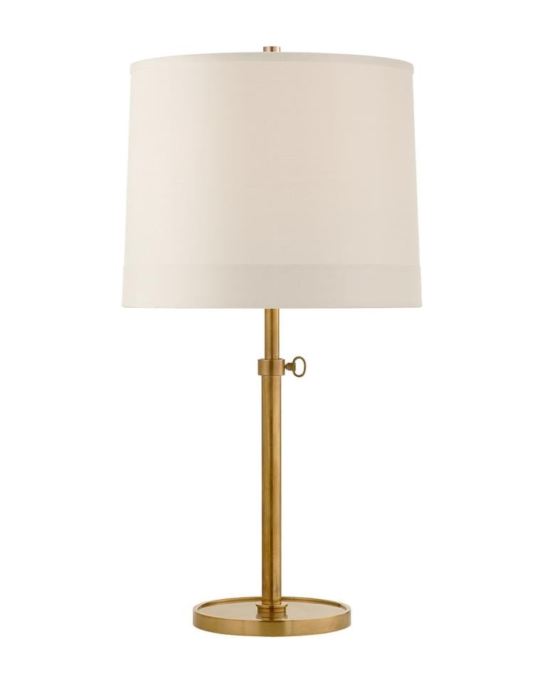 SIMPLE ADJUSTABLE TABLE LAMP - SOFT BRASS - Image 0