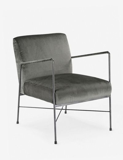 IVIE ARM CHAIR, GRAY - Image 0
