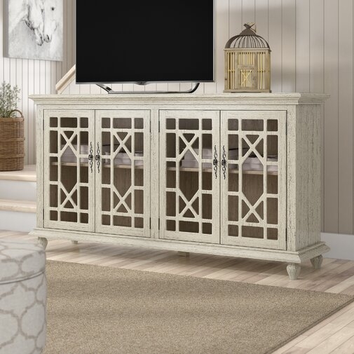 Ira TV Stand for TVs up to 70" - Ivory - Image 1