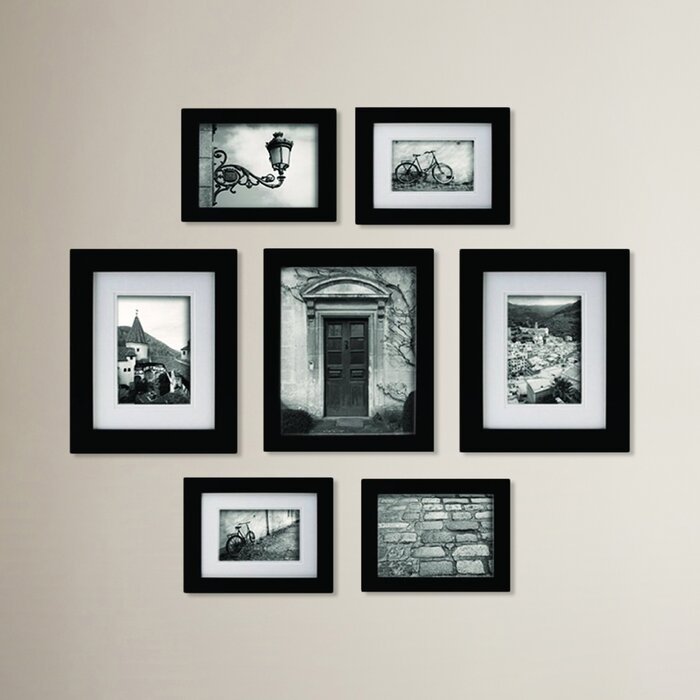 Morell Blackstone 7 Piece Gallery Snapshot Picture Frame Set - Image 0
