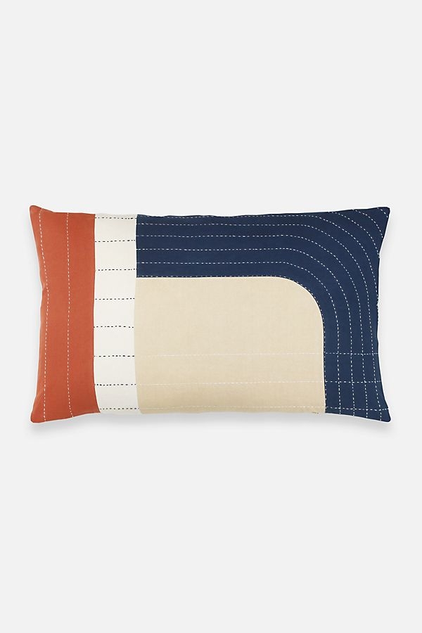 Anchal Patchwork Lumbar Pillow - Image 1