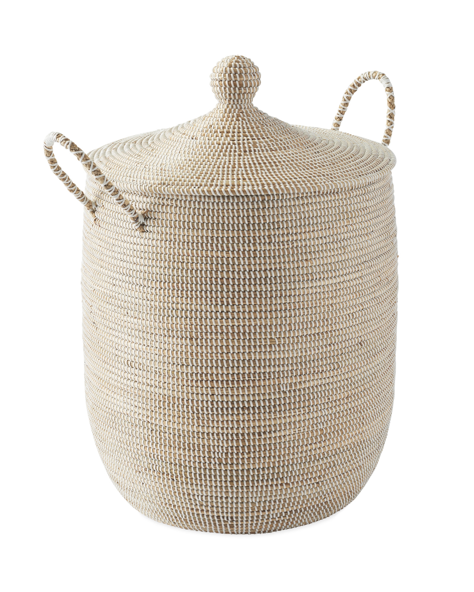 Solid La Jolla Large Basket - White - Image 0