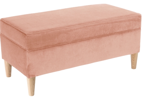PERRY KIDS STORAGE BENCH, ROSEWATER - Image 0
