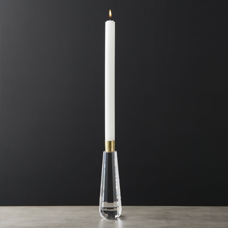 Cosette Crystal Taper Candle Holder 5" - Image 3