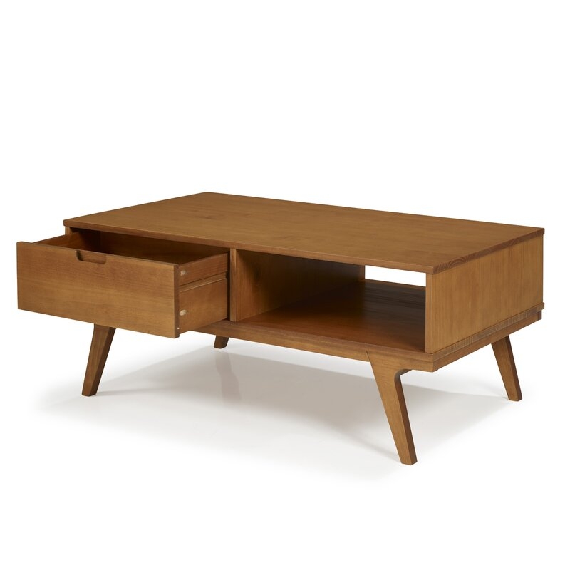 Barnsdall Coffee Table with Storage- Pine - Image 3