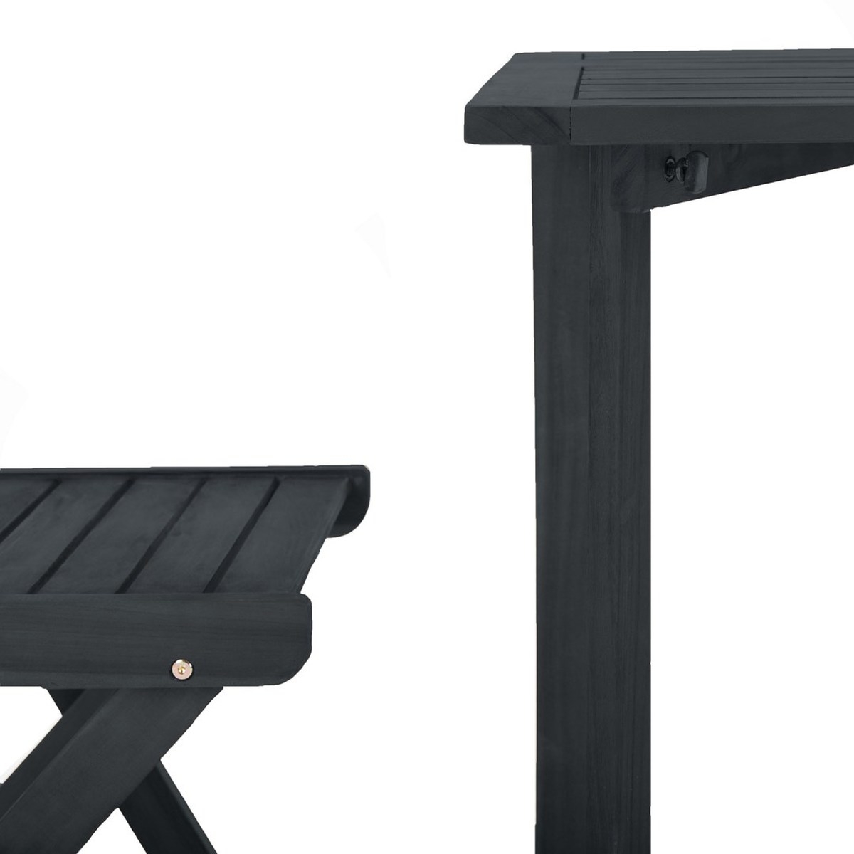 Gallo Balcony Bistro Set, Dark Slate Gray - Image 5