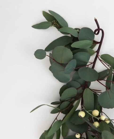 FAUX SEEDED EUCALYPTUS GARLAND - Image 3