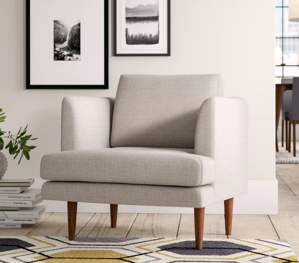 Miller Upholstered Armchair - Image 1