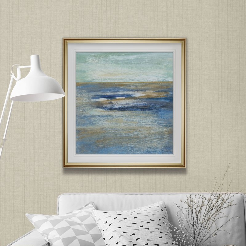 'Tuscan Shore II' Oil Painting Print - Image 1