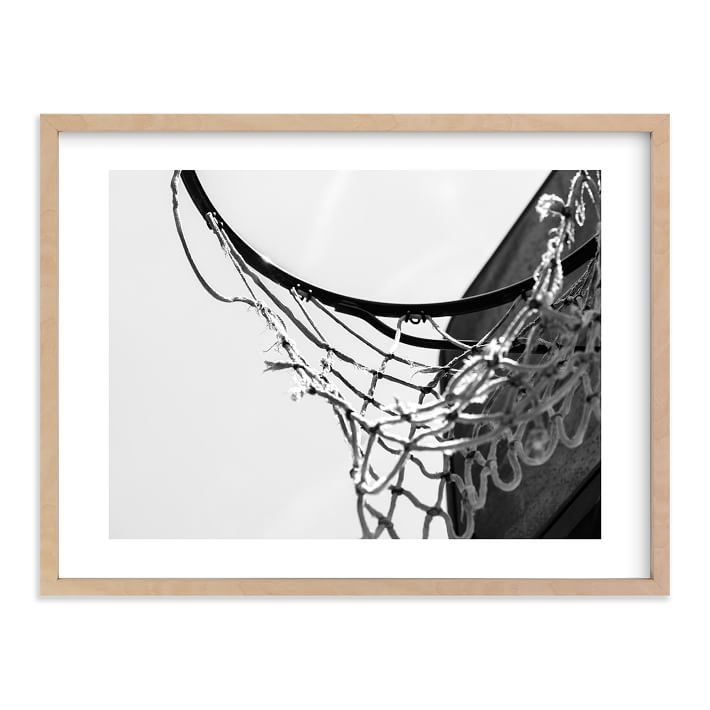 Hoop Dreamin' Wall Art By Minted®, 30"X40", Natural - Image 0