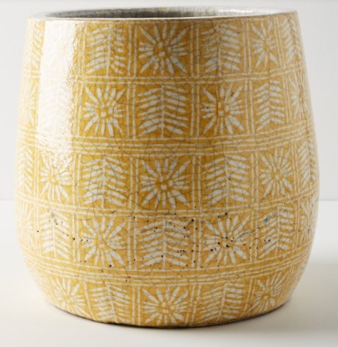 Anthropologie Marnie Pot, Size One Size - Yellow - Image 0