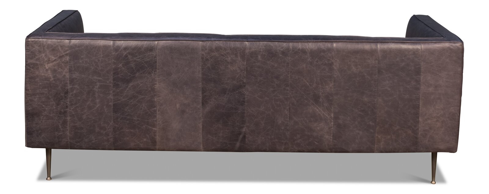 Sarreid Ltd Currency Leather Sofa - Image 2