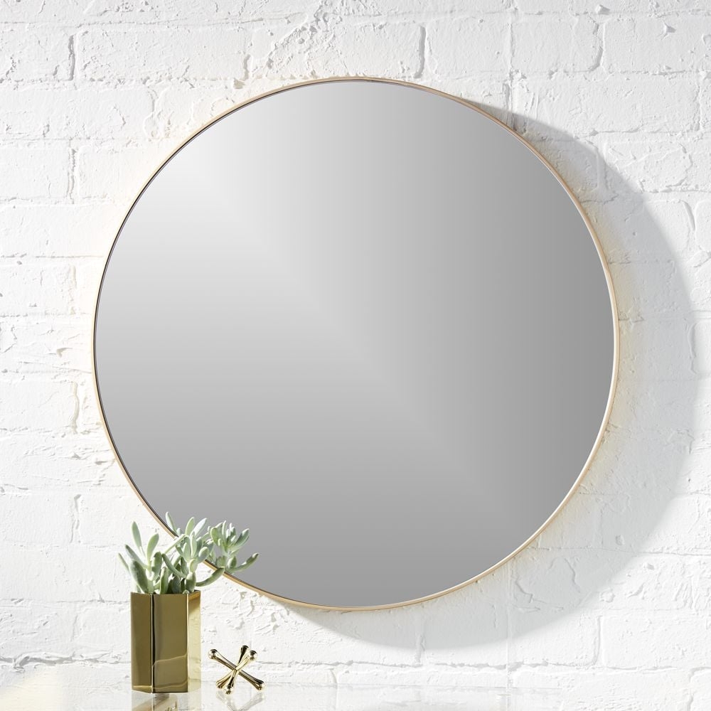 INFINITY 24" ROUND COPPER WALL MIRROR - Image 0