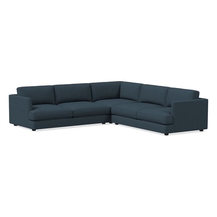 Haven  3-Piece L-Shaped Sectional - Twill Indigo - Image 0