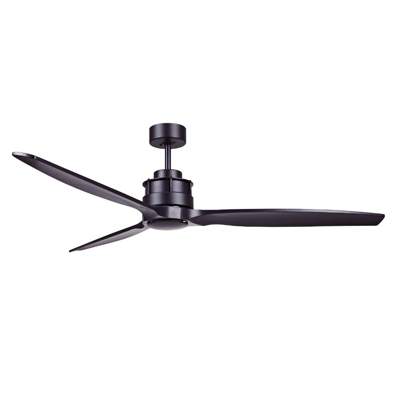 60" Adamski 3 - Blade Propeller Ceiling Fan with Remote Control - Image 0