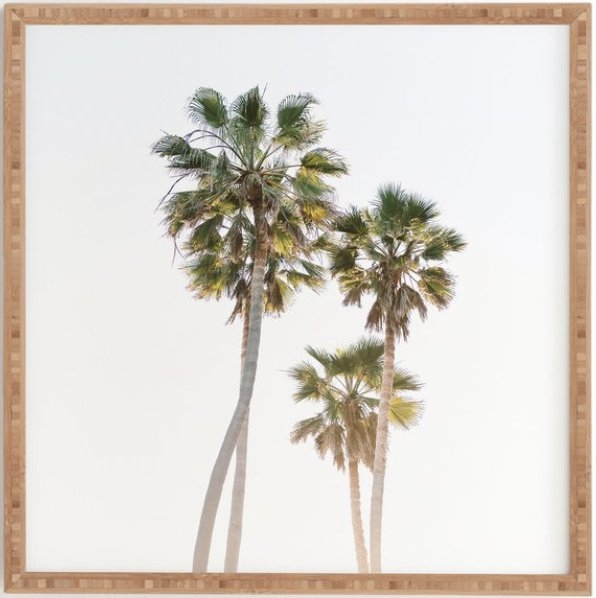 CALIFORNIA PALMS Framed Art Print - Image 0