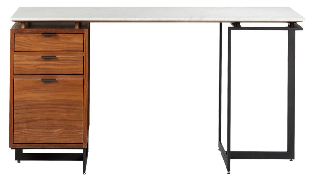 fullerton modular desk with drawer and leg - Image 0
