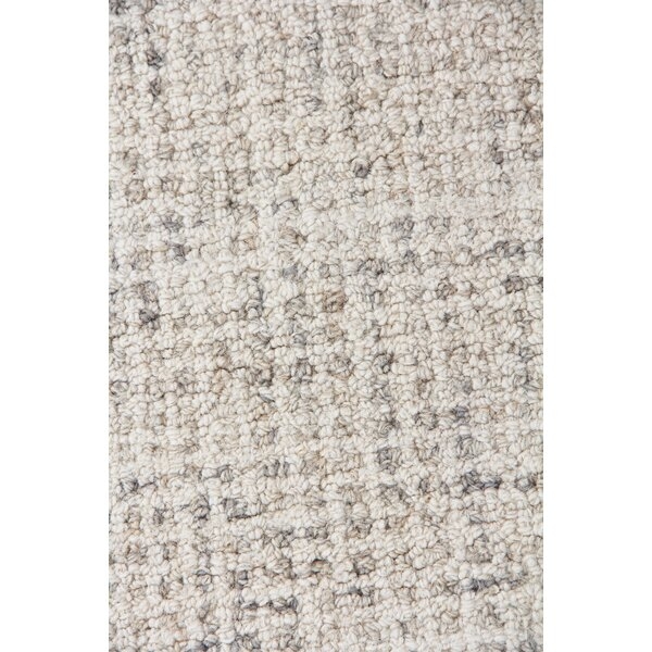 EXQUISITE RUGS Caprice Handmade Tufted Wool/Cotton Beige/Ivory Area Rug - Image 3