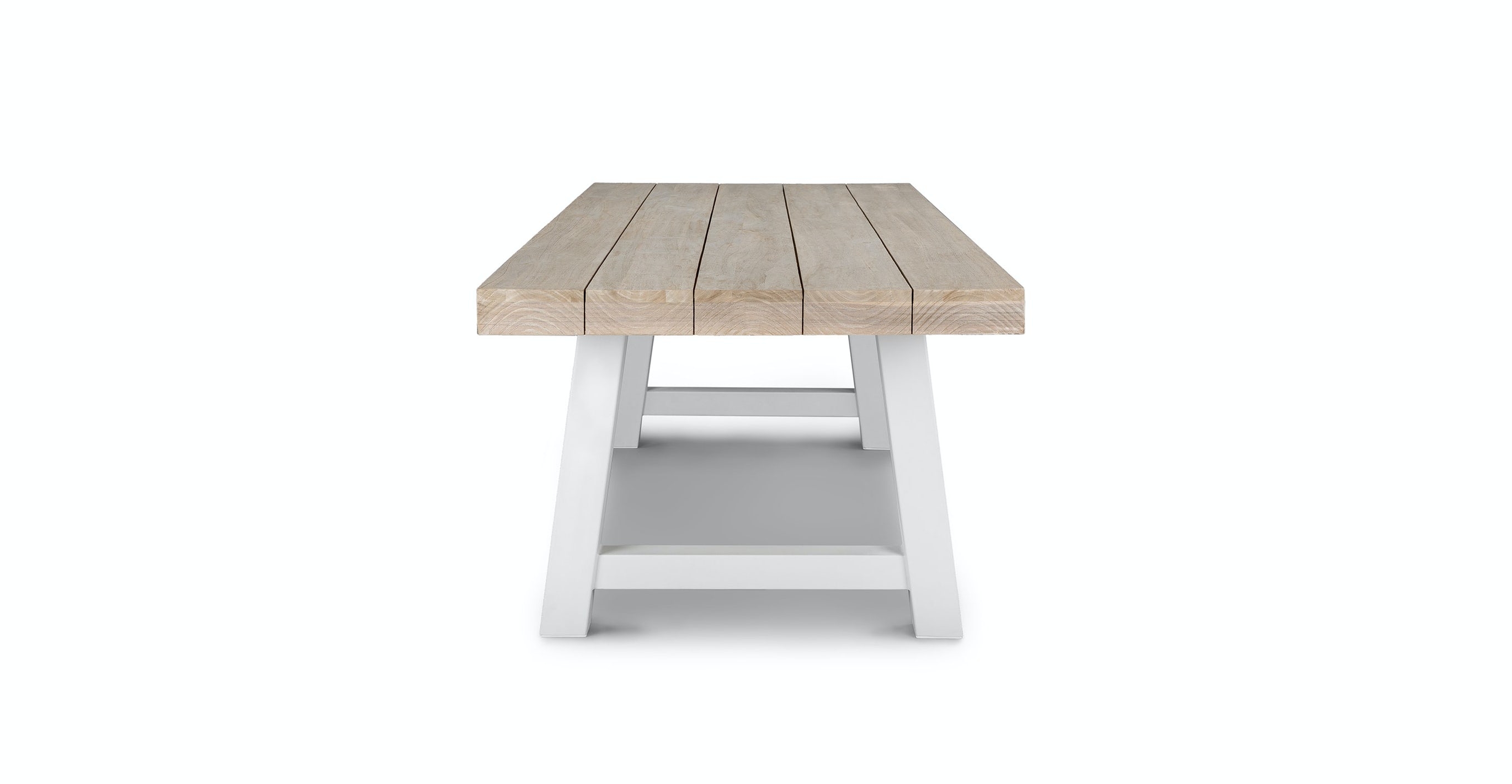 Tavola Driftwood Gray Dining Table for 8 - Image 2