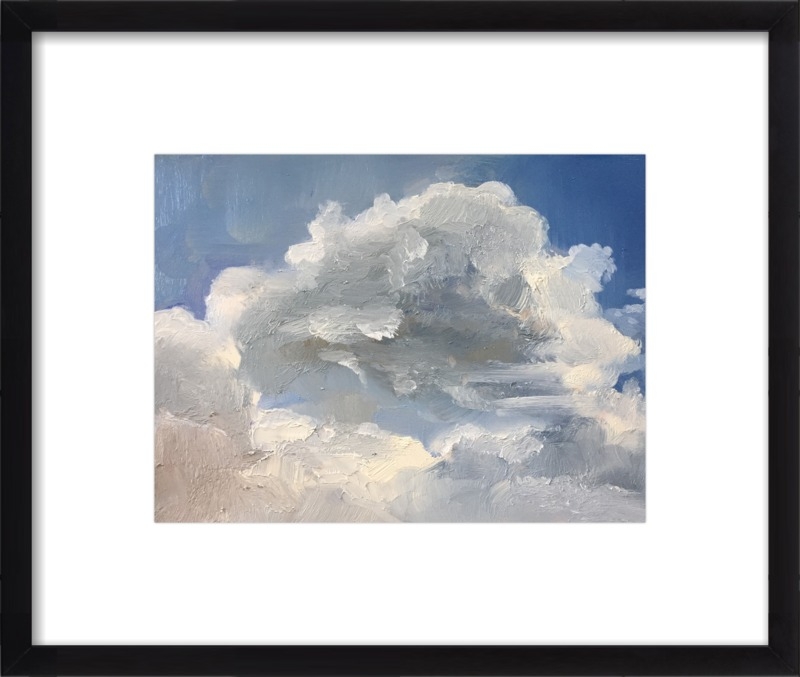 Clouds - Framed Art Print, Black Frame 14 x 11 - Image 0