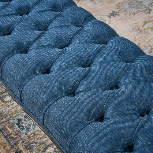 Adalyn Tufted Diamond Upholstered Bench - Image 4