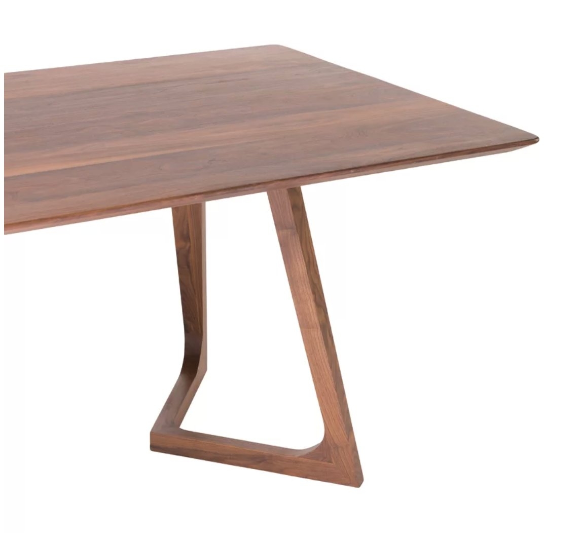Fischer 71'' Ash Solid Wood Dining Table - Image 1