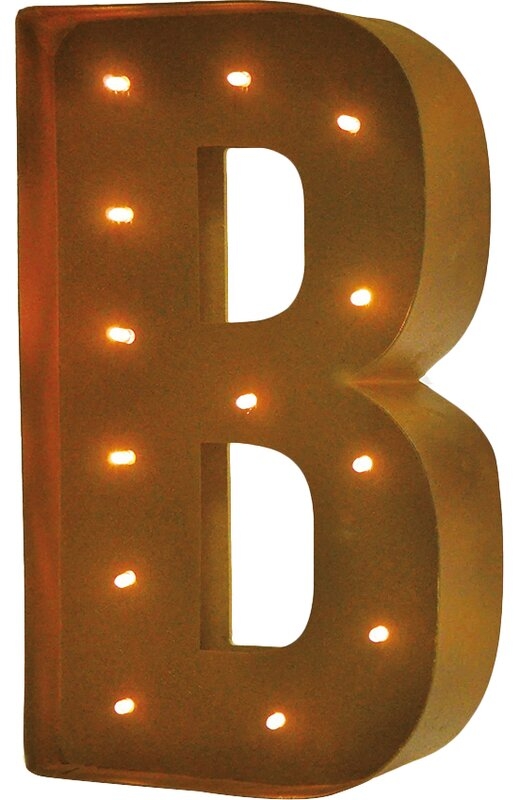 Altum Rustic Vintage Letter LED Marquee Sign - Image 0