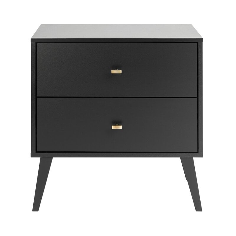 Alyssa 25'' Tall 2 - Drawer Nightstand - Image 1